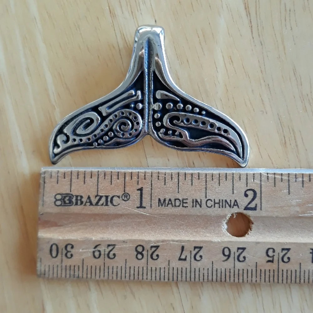 Lg. Whale Tail Necklace